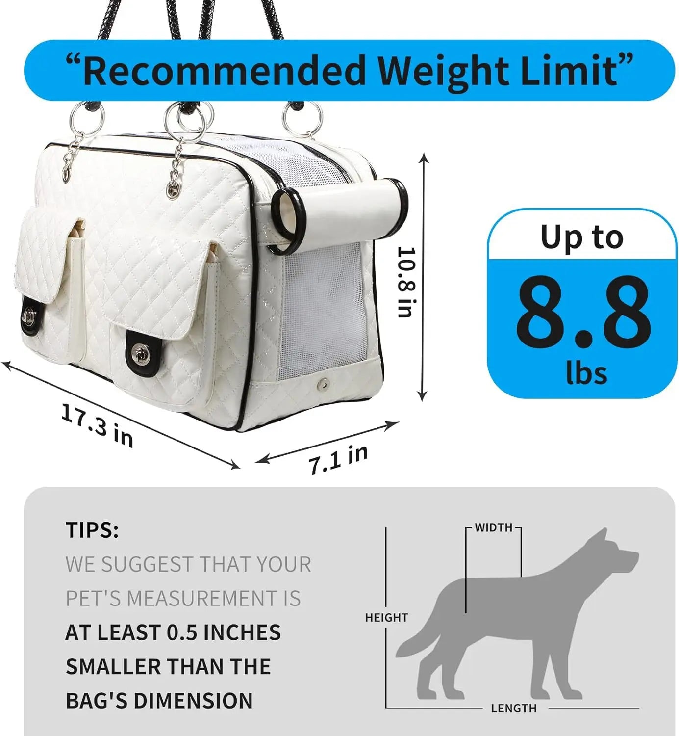 Pet Carrier Bag for Cats Travel Backpack and Transport for Dogs - Expandable Tunnel and Multiple Shoulder Strap Options